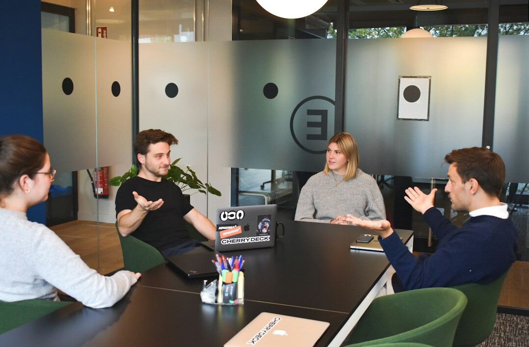 corporate programming team meeting