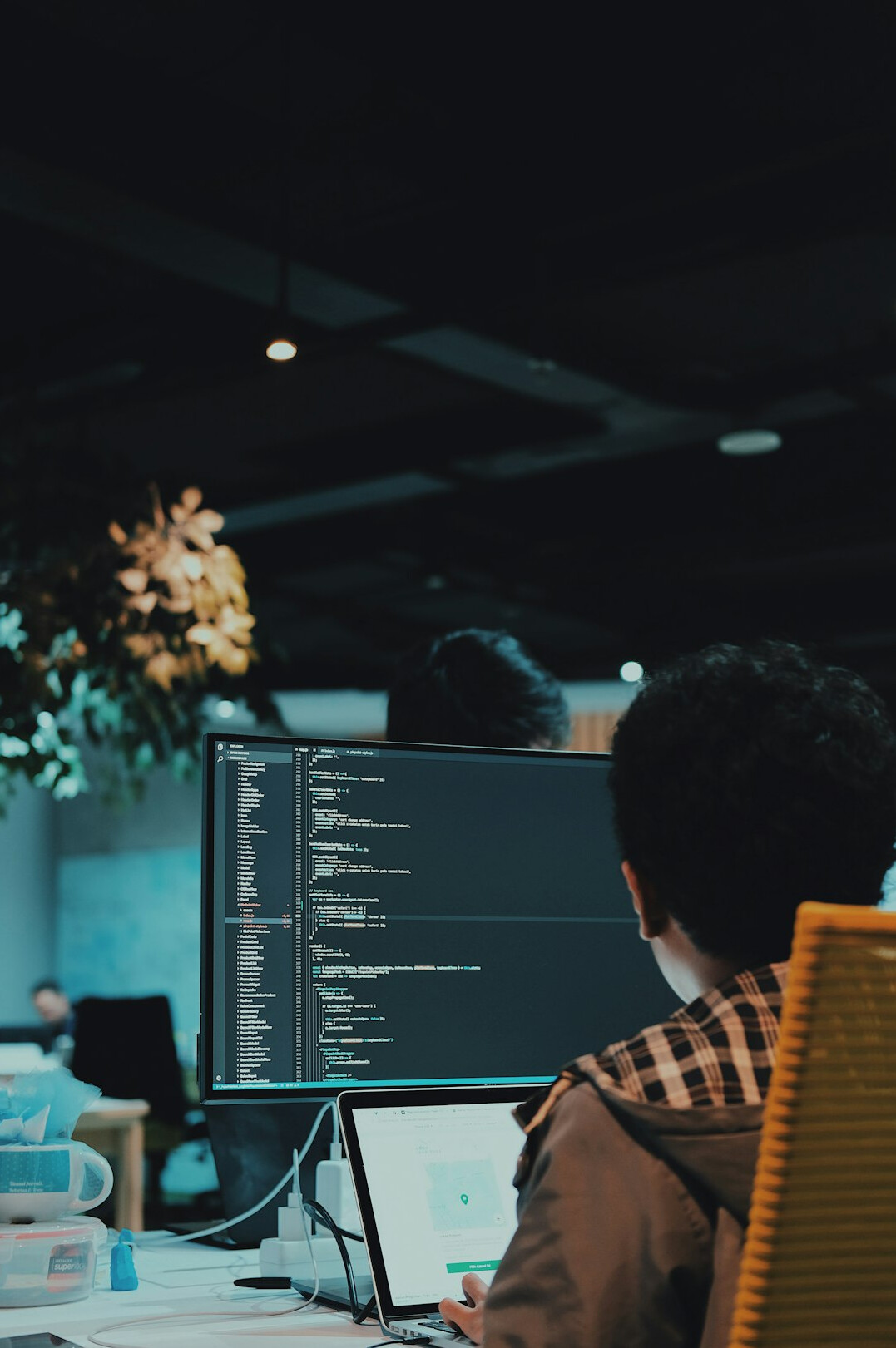 corporate programmers at work